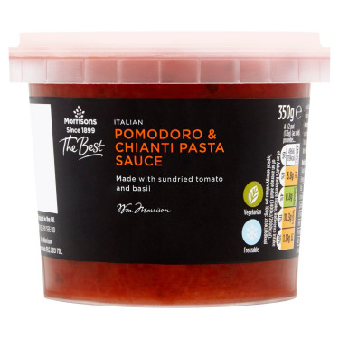 Morrisons The Best Tomato Chianti Pasta Sos 350G