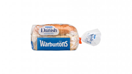 Warburtons Danish Lighter White Bread 400G