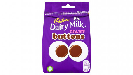 Cadbury Dairy Milk Giant Buttons Chocolate Bag 119G