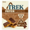 TREK Cocoa Oat Protein Flapjacks Chocolate Flavour Topped 3 x 50g