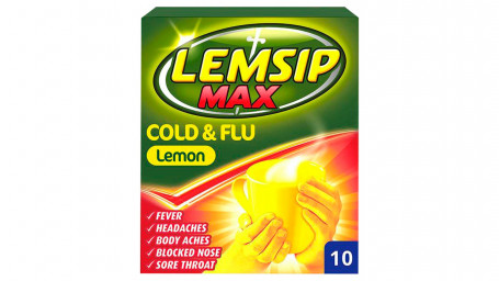 Lemsip Max Cold Flu Lemon 10 Poser