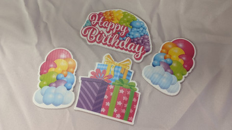 Happy Birthday Mini Cards Decor