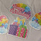 Happy Birthday Mini Cards Decor