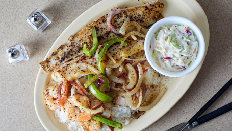 Grilled Fish Shrimp W/Sides