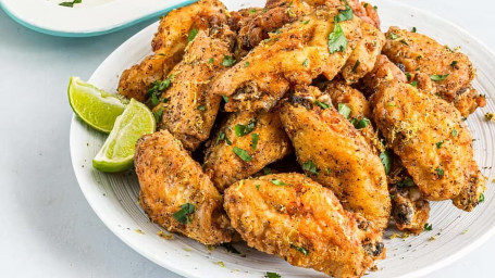 Lemon Pepper Wing(6Pcs) W/Fries