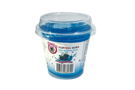 Blue raspberry popping bubbles
