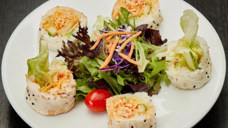 Spicy Lobster Roll And Salad Combo