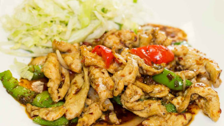 66. Hot Spicy Stir-Fried (Chicken Or Beef) With Lemongrass Pepper (Thit Xào Xả O't)