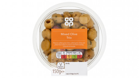 Co Op Mixed Olive Trio 150G