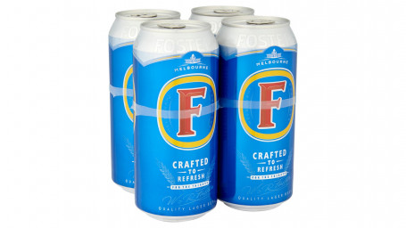 Foster's Lager Beer 4 X 440Ml Blikjes