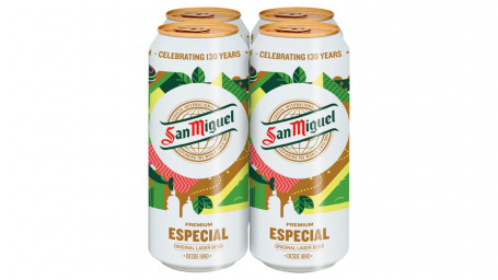 Birra Lager Premium San Miguel 4 X 440 Ml