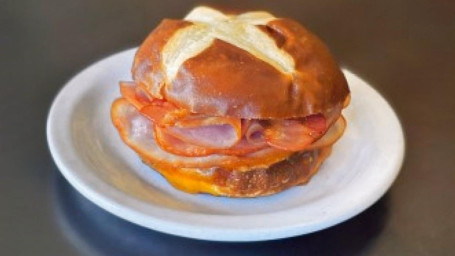 Pretzel Sandwich Ham, Turkey, Bacon Cheese