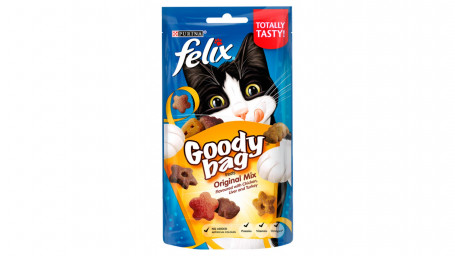 Felix Goodybag Kattensnoepjes Original Mix 60G