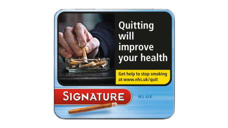Signatur Blå 10 Cigarer