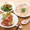Chuán Tǒng Měi Shí 4 Hào Cān Tube Rice Cake And Taiwan Mushroom In Pork Starch With Thicken Soup