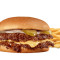 Original Double Steakburger With Cheese And Fries