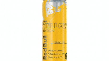 Red Bull Yellow Can