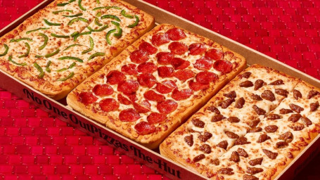 Duże Pudełko Obiadowe Z 3 Pizzami
