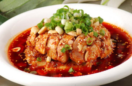 Pouched Chicken In Sichuan Spicy Sauce Kǒu Shuǐ Jī
