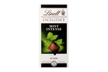 Lindt Excellence Dark Chocolate Mint Intense 100G (2200Kj)