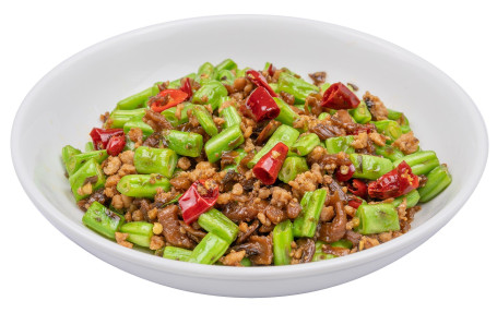 wài pó zhì ài Beans with Pork and Dried Vegetables