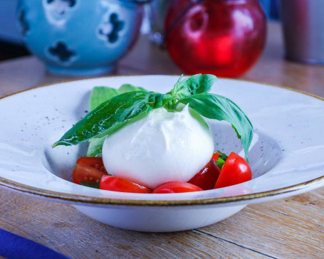 Burrata, Baby Tomatoes And Avocado