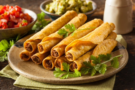 Four Chicken Taquitos