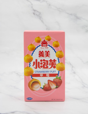 Yì Měi Xiǎo Pào Fú Cǎo Méi Wèi Imei Strawberry Puff 57G