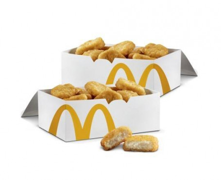 40 De Bucăți Chicken Mcnuggets (Serviții 4) [1860-2210 Cals]