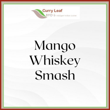 Mango Whiskey Smash