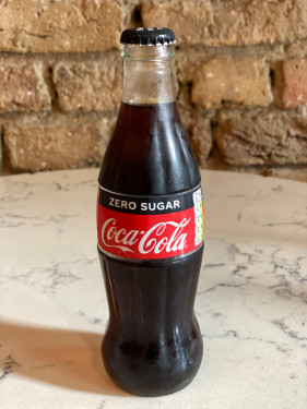 Zero Sugar Coca Cola Glass Bottle