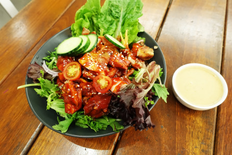 Charcoal Grilled Spicy Korean Chicken Salads