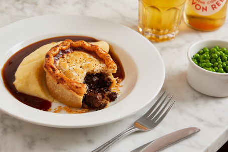 Colcannon Mash, Steak And Blackheart Stout Pie, Farmers Gravy