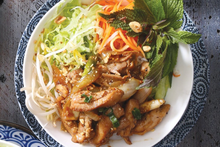 Vermicelli And Grilled Lemongrass Meat