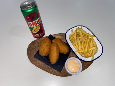 Cod Fritter Meal Deal