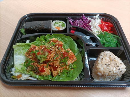 Spicy Teriyaki Tofu Bento Box