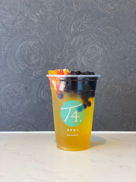 Passion Fruit Tea With Jelly And Pearl