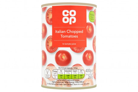 Co Op Chopped Tomatoes 400G