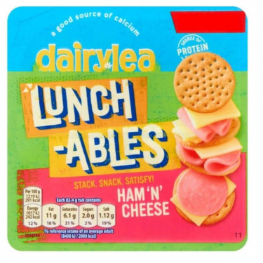 Dairylea Lunchable Ham Cheese 74G