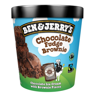 Ben Jerrys Chocolate Fudge Brownie Ice Cream 465Ml