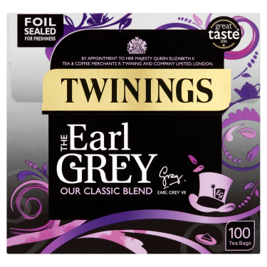 Twinings The Earl Grey 100 Pliculete De Ceai