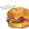 Double Croissan'wich With Ham Sausage