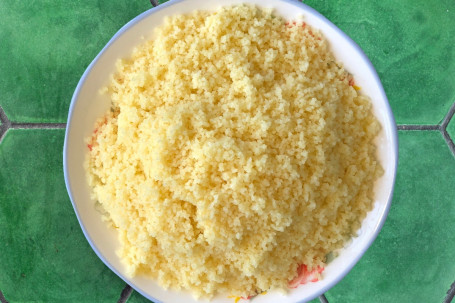 Steamed Couscous And Olive Oil (Vegan)