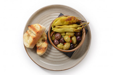 Greek Olives and Chillies (VE GF)