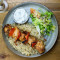 Chicken Kebab with rice or chips