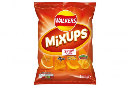 Walkers Mix Ups Condivisione Di Snack Piccanti 120G