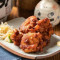 yīng huā xiā zhà nèn jī Deep-Fried Sakura Shrimp with Tender Chicken