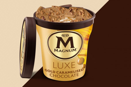 Gelato Al Cioccolato Al Caramello Magnum Luxe Gold 440Ml