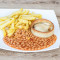 Pie, Chips Beans