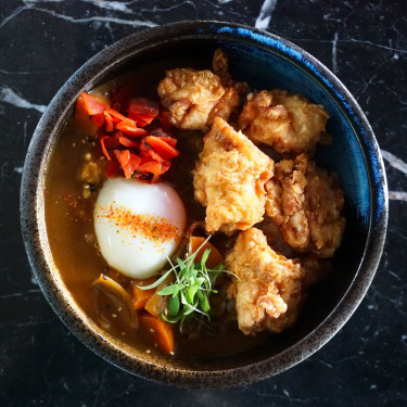 Japanese Fried Chicken Curry Bowl